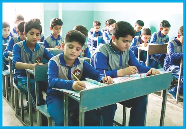 Primary & Middle section students